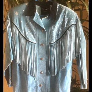 😍 Santa Fe Vintage suede fringe jacket